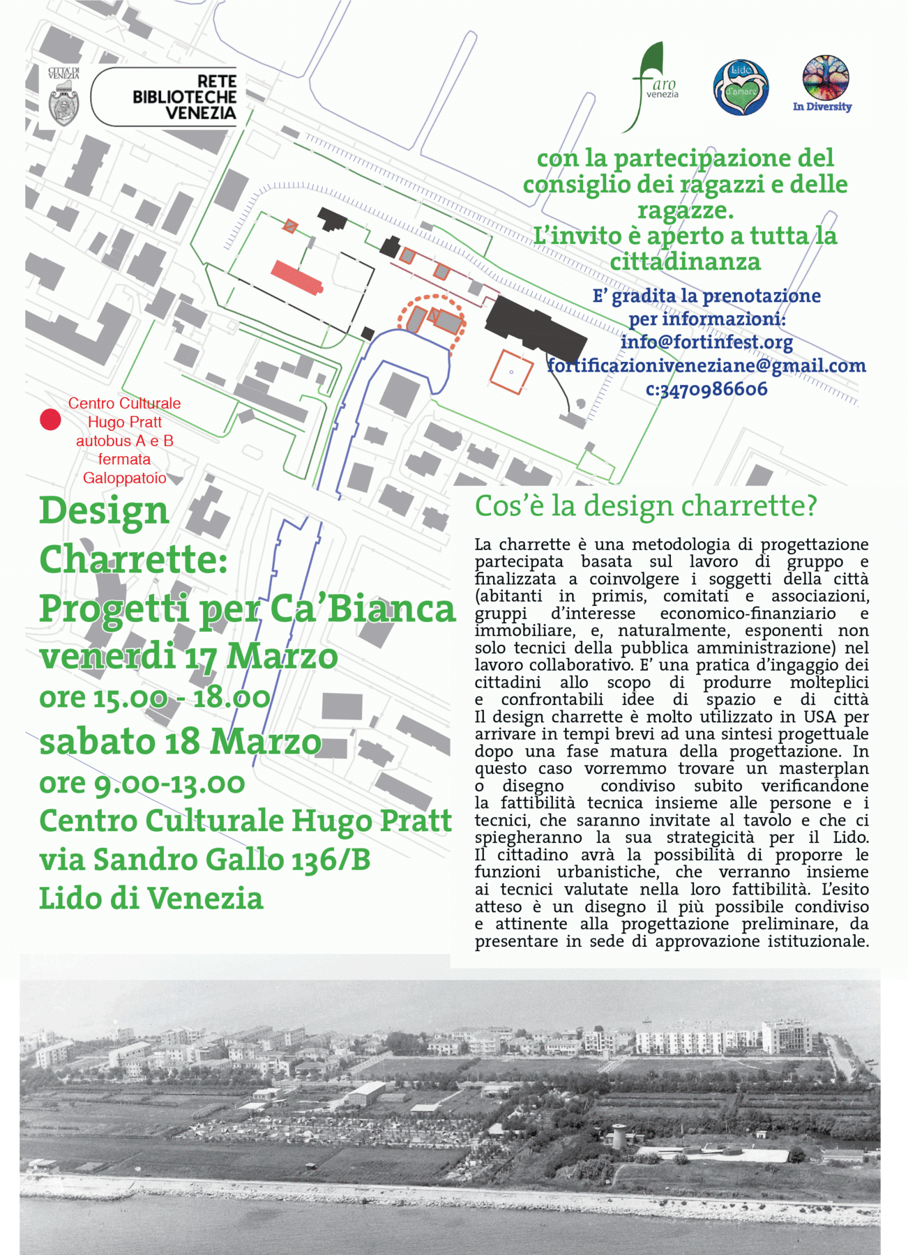 DESIGN CHARRETTE al CENTRO CULTURALE HUGO PRATT